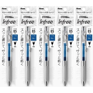 image:imagePentel BL77TLCA EnerGel Ink Ballpoint Pen 07 Blue Black 10 Piecesblue