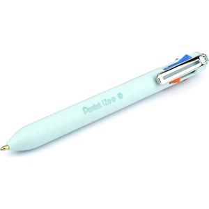 image:imagePentel BXC470LC iZee 4Colour Ballpoint Pen  Choice of Colours OrangeLight BluePinkPurple via Side Pushers in Ink Colour 05 mm Line Refillable Pack of 1OrangeLight BluePinkPurple