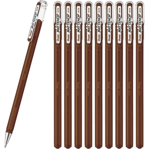 image:imagePentel Color Ballpoint Pen Matte Hop Brown 10 Pens K110VEBraun