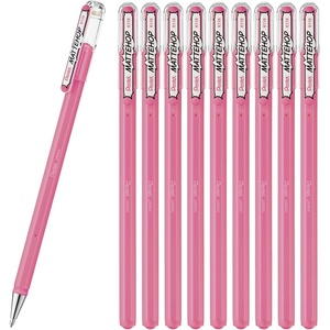 image:imagePentel Color Ballpoint Pen Matte Hop Brown 10 Pens K110VElight pink