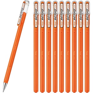 image:imagePentel Color Ballpoint Pen Matte Hop Brown 10 Pens K110VEorange