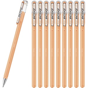 image:imagePentel Color Ballpoint Pen Matte Hop Brown 10 Pens K110VEpale orange