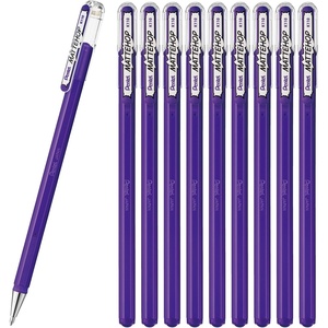 image:imagePentel Color Ballpoint Pen Matte Hop Brown 10 Pens K110VEpurple violet