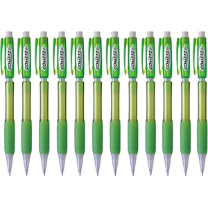 image:imagePentel Cometz Automatic Pencil 09mm Light Green Barrel Box of 12 AX119KGreen