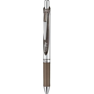 image:imagePentel EnerGel Ballpoint Pen 05mm Silver Axis Sepia BLN75ZSP