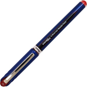 image:imagePentel Energel Euro Ballpoint Pen 035mm Needle Tip Red Ink BLN23BRed