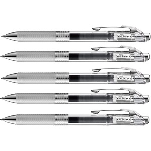 image:imagePentel Energel Infree Gel Ink Ballpoint Pen 05mm Needle Tip Black Ink 5 Pen SetJapan Import