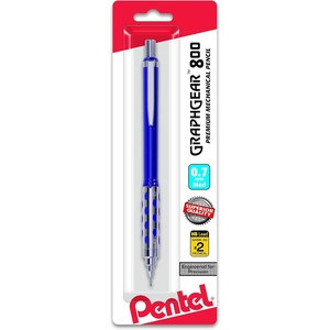 image:imagePentel Graph Gear 800 Mechanical Drafting Pencil 05mm Black Barrel with Lead and Small PG805LZBP1 Pack