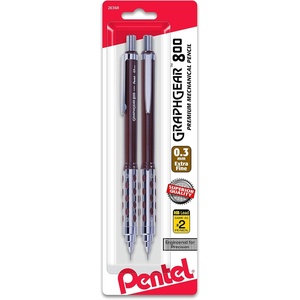 image:imagePentel GraphGear800 Automatic Drafting Pencil 03mm 2pk PG803BP203mm