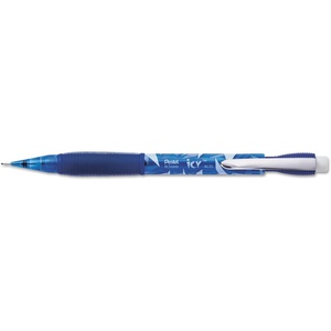 image:imagePentel Icy Automatic Pencil 050 mm Transparent Blue Barrel Box of 12 AL25TC