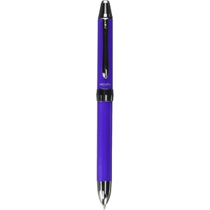 image:imagePentel Multi Function Pen Vicuna EX Fine Ballpoint Pen and 05mm Mechanical Pencil Black Body BXW1375AViolet