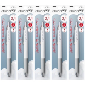 image:imagePentel Oil Based Ballpoint Pen Flowtune 05mm Blue 10 Pens BZN205CMain Unit Red