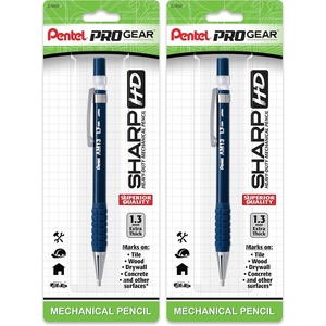 image:imagePentel PROGear 13 mm Mechanical Pencil 13 mm Blue Barrel Pack of 21 Count Pack of 2