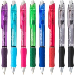 image:imagePentel RSVP Super RT Ballpoint Pen 07mm Fine Line Assorted Ink Colors 8 Pack with Bonus Black Ink Pen