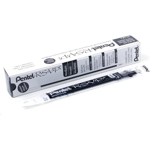 image:imagePentel Refill Ink  For BK91 RSVP Ballpoint Pen Medium Line Black Ink 12 Pack BKL10A