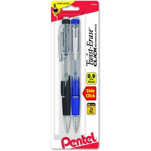 image:imagePentel TwistErase CLICK Mechanical Pencil 09mm CLEAR Barrel 2 Pack PD279TBP2M