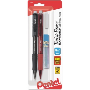 image:imagePentel TwistErase EXPRESS Mechanical Pencil 07mm Assorted Fashion Barrels QE417FLZBP42 Count Pack of 1