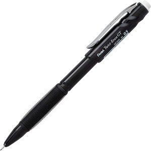 image:imagePentel TwistErase GT 05mm Mechanical Pencil Transparent Black barrel Box of 12 QE205A