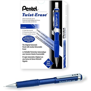 image:imagePentel TwistErase III Mechanical Pencil 09mm Blue Barrel Box of 12 QE519C