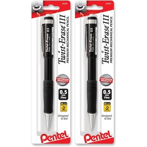 image:imagePentel TwistErase III Mechanical Pencil05mm Pack of 1 QE515BPMAssorted1 Count Pack of 2