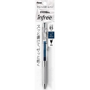 image:imagePentel XBLN75TLA EnerGel Ballpoint Pen 05mm Black05mm Blue Black x 1