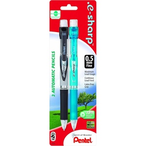 image:imagePentelESharp Automatic Pencil 07mm Assorted Barrels 2 Pack AZ127BP2MK605mm