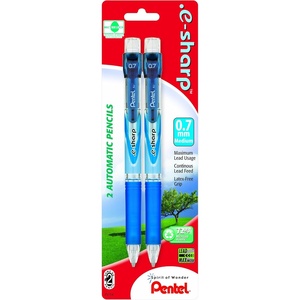 image:imagePentelESharp Automatic Pencil 07mm Assorted Barrels 2 Pack AZ127BP2MK607mm
