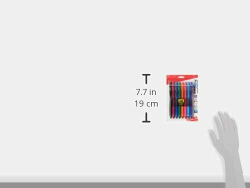 image:imagePentel EnerGelX Colors Retractable Liquid Gel Pen 07mm Metal Tip Assorted Ink 8 Pack BL107CRBP8M