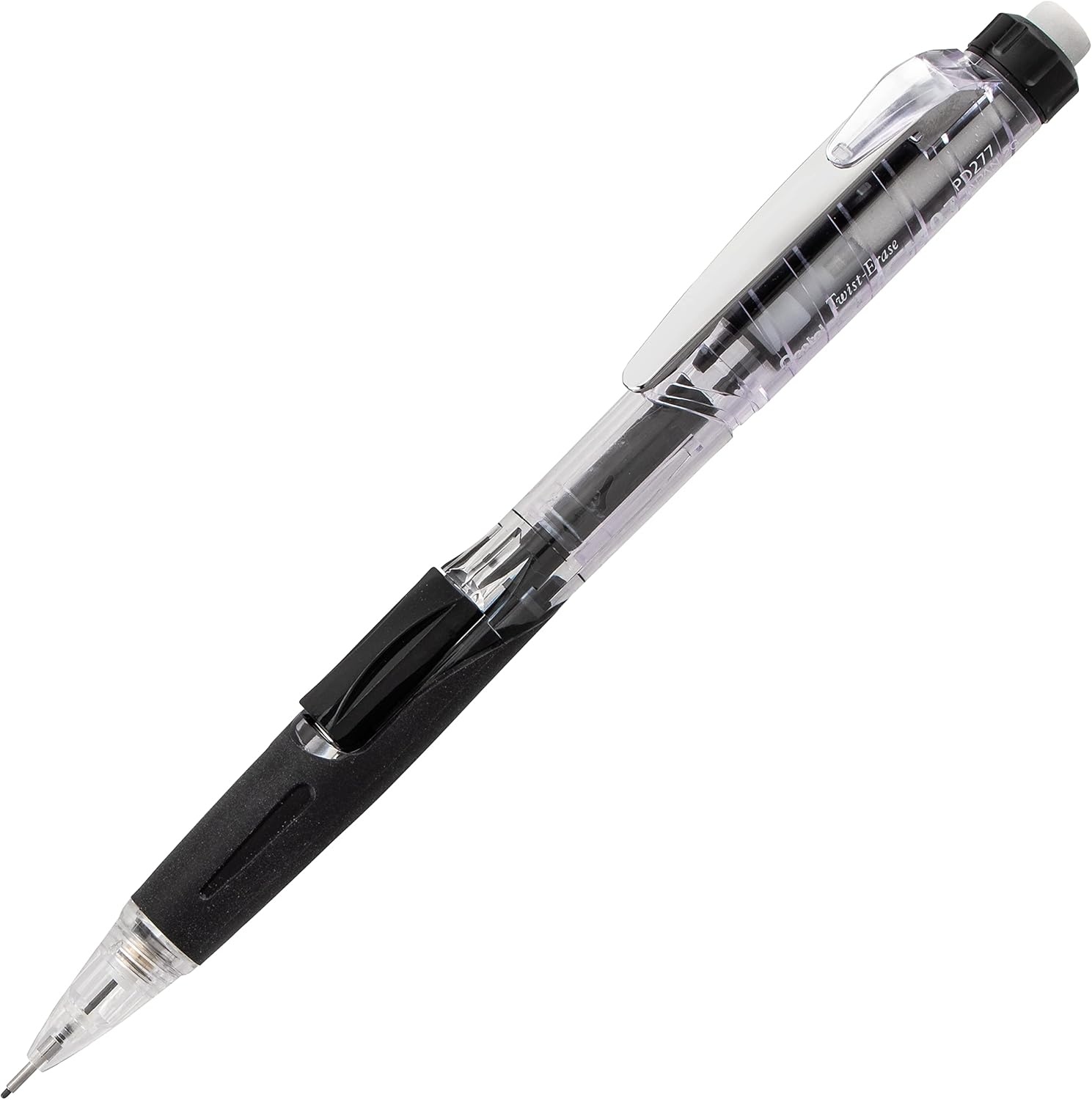 image:imagePentel Twist Erase Click Automatic Pencil with 2 Eraser Refills and Lead 09 mm Assorted Barrels Color May Vary 2 Pack PD279TLEBP2Assorted