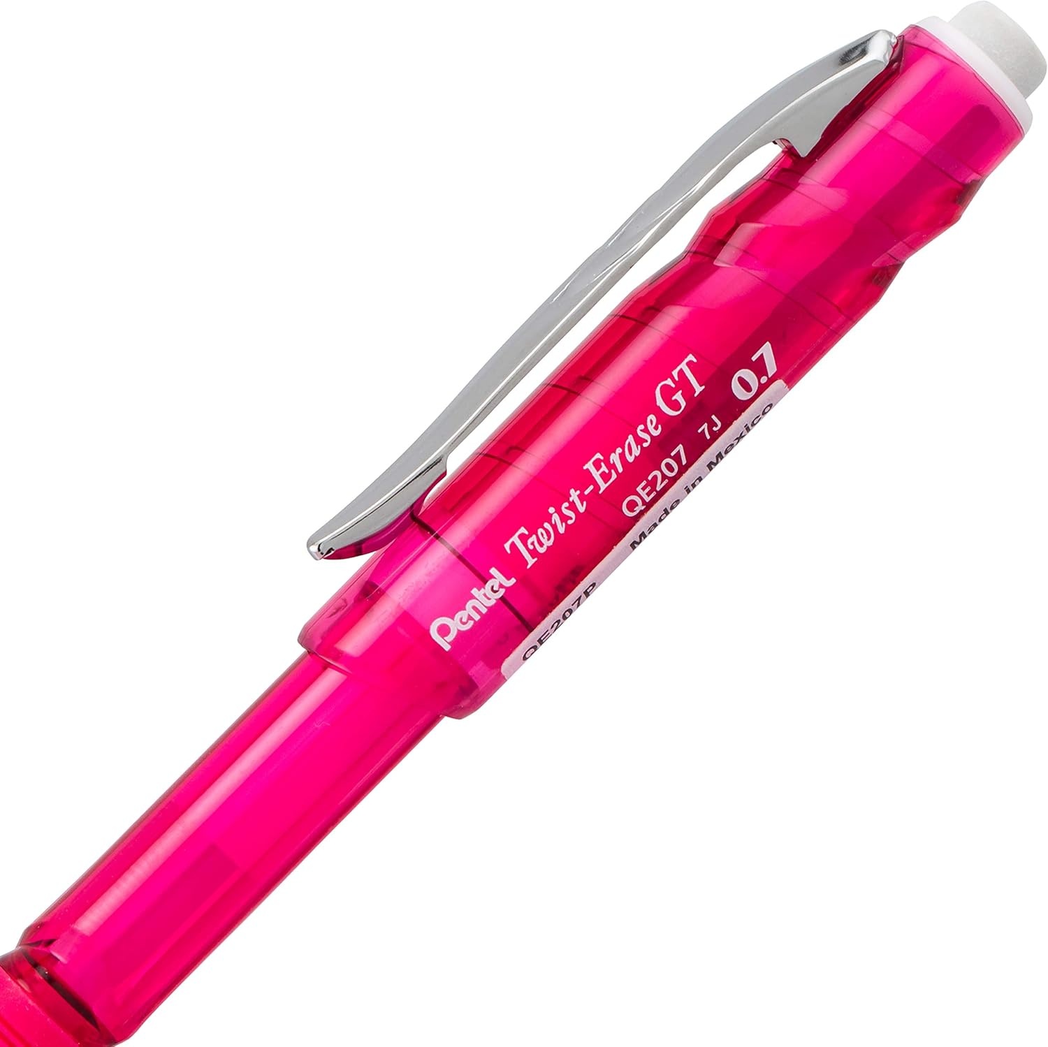 image:imagePentel TwistErase GT 07mm Mechanical Pencil Assorted Barrel Colors Color May Vary Pack of 3 QE207BP3M