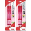 image:imagePentel BCA EnerGizex Mechanical Pencil 05mm Pink Barrels Pack of 2 PL105BP2PBCPink