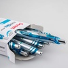 image:imagePentel EnerGel Deluxe RTX Retractable Liquid Gel Pen Medium Line Metal Tip Sky Blue Ink Box of 12 BL77S