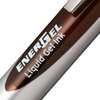 image:imagePentel EnerGel RTX Retractable Liquid Gel Pen 07mm Metal Tip Medium Line Brown Ink Box of 12 BL77E