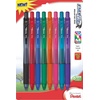 image:imagePentel EnerGelX Colors Retractable Liquid Gel Pen 07mm Metal Tip Assorted Ink 8 Pack BL107CRBP8M
