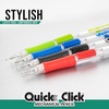 image:imagePentel Quick Click Mechanical Pencil 07mm Includes Refill Lead and Erasers Pack of 8 Pencils PD217LEBP8