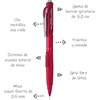 image:imagePentel TwistErase Click Mechanical Pencil 05mm Transparent Red Barrel Box of 12 PD275TB