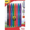 image:imagePentel EnerGelX Colors Retractable Liquid Gel Pen 07mm Metal Tip Assorted Ink 8 Pack BL107CRBP8M