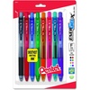 image:imagePentel EnerGelX Retractable Liquid Gel Pen 05mm Needle Tip Assorted Ink Pack of 8 BLN105BP8M