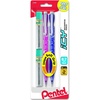 image:imagePentel Icy Automatic Pencil with Lead 07 mm Assorted Barrels 2 Pack AL27TLBP2