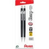 image:imagePentel Sharp Mechanical Pencil 05mm Fine Line Black Barrel Pack of 2 P205BP2