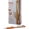 image:imagePentel TwistErase CLICK Mechanical Pencil 07mm CLEAR Barrel Orange Grip 12 pack PD277TF