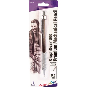 image:imagePentel Arts GraphGear 500 Premium Drafting Pencil 03mm Brown Barrel 1Pack PG523EPABP1 Count Pack of 1