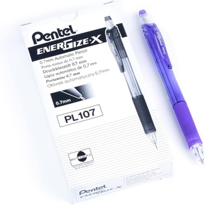 image:imagePentel EnerGizex Mechanical Pencil 07mm Violet Barrel Box of 12 PL107VViolet Barrel