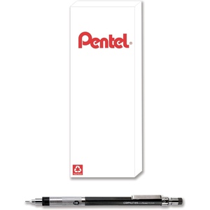 image:imagePentel Graphlet Mechanical Pencil 05mm Black Cap Box of 12 PG505AD