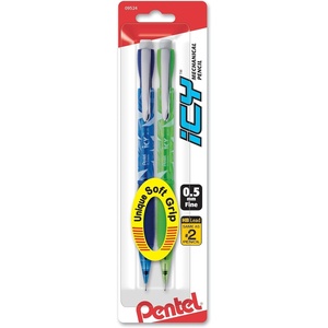 image:imagePentel Icy Automatic Pencil 05mm Assorted Barrels Color May Vary 2 Pack AL25TBP2