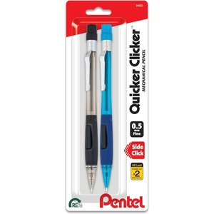 image:imagePentel Quicker Clicker Mechanical Pencil 050 mm Assorted 2 Per Pack PD345BP2K61 Count Pack of 1