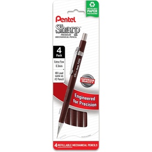 image:imagePentel Sharp Mechanical Pencil 09mm Bold Line Yellow Barrel Pack of 4 P209PF4G03mm
