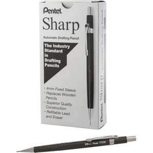 image:imagePentel Sharp Mechanical Pencil 09mm Metallic Graphite Barrel Box of 12 P209MN
