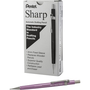 image:imagePentel Sharp Mechanical Pencil 09mm Metallic Pink Barrel Box of 12 P209MP