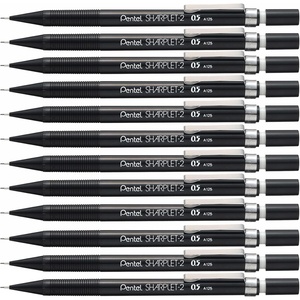 image:imagePentel Sharplet2 Automatic Pencil 05mm Lead Size Black Barrel Box of 12 A125A